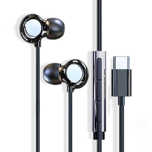 BZINK TC01 Ceramic Earphones USB C Sleep Headphones, Noise Blocking Sleep Earbuds, Small Earplugs for Side Sleepers, Snoring, Travel, Three-Frequency Ultra Large Diaphragm for Superior Sound Quality