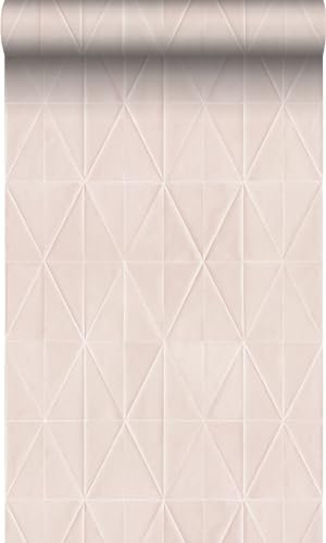 Origin Tapete Origami-Muster Hellrosa 53 cm x 10.05 m