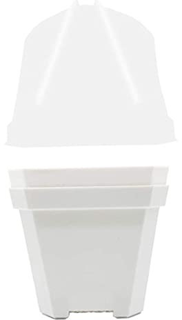 OnIUeZky Planta de vivería Planta plantación de macetas jardinería Comienza la Bandeja de Planta Copa de contenedor con Domo Humedad Reutilizable Blanco s Blanco s.