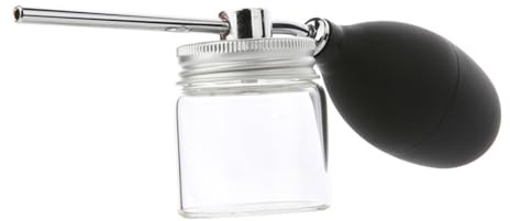 Veemoon Fiber Powder Sprayer for Hair Thickening Professional Powder Dispenser Glass Bottle Head for Curly Hair Styling