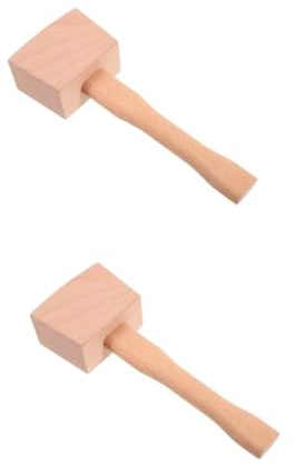MAGICLULU 2 Pièces Marteau Massif pour Menuisier Ergonomique à Poignée Confortable Outil de Travail Du pour Sculpture et Bricolage