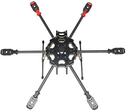 QHHOZHD per Tarot 680PRO Kit Telaio per aeromobile esacottero Pieghevole a Sei Assi e 6 TL68P00