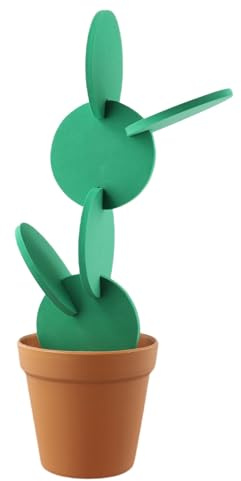 FACAIIO 6 Pcs EVA Heat Insulation Coasters Set with Storage Flower Pot for Home, Coffee House and Restaurant Table Decor