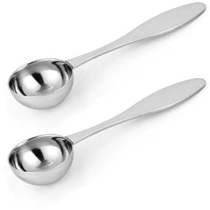 2uds Cucharas Medidoras Matcha de 8g, Acero Inoxidable Cuchara Matcha