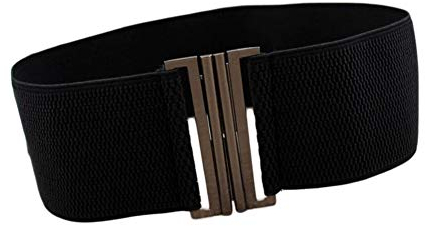 Oyccen Damen Elastische Taillengürtel Breites Kleid Gürtel Dehnbar Bund mit Metallschnalle