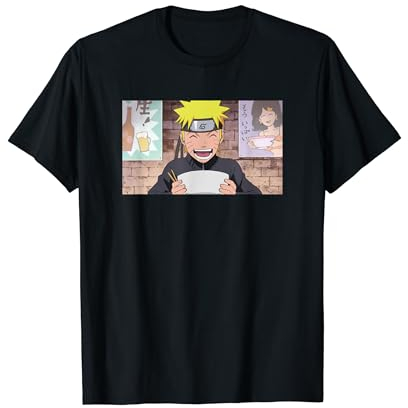 Naruto Shippuden Naruto Ramen Anime Devant et Arrière T-Shirt