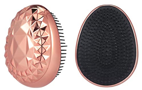 Standelli Professional ROSE GOLD Tamer Hair Brush – Enjoy Smooth, Soft, Tangle-Free Hair Care, Ideal for Everyday Use, Suitable for Women, Girls, and Kids