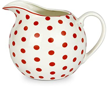 Lattiera in porcellana Isabelle Rose a pois brocca per latte bricco rotondo 5057