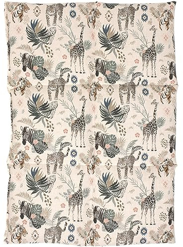 Bio-Körnerkissen groß 6-Kammer 40x30cm - Bio Füllung & Bio-Stoff Wilde Tiere - Wärmekissen
