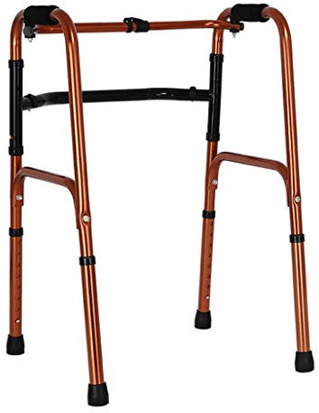 Andadores para personas mayores sin ruedas, plegable, pasamanos, ajustables, ancianos, sin rueda (aleación de aluminio) fiable