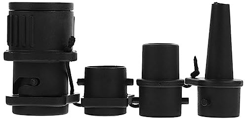POPETPOP 4pcs Inflatable Boat Pump Adapter Air Mattress Pump Adapter Air Compressor Connector Wide Application