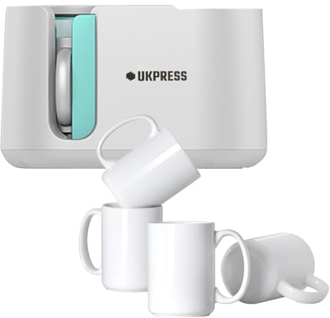 Mug Press Heat Press for Sublimation Mug Projects for 11-15 oz Mugs with One Touch Setting PD150