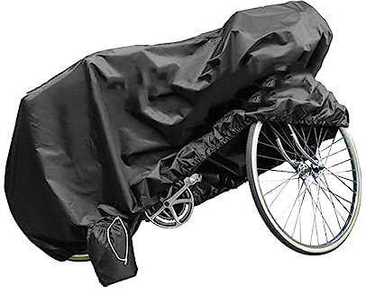 Happyyami Fahrradschutzhülle Aus Hochwertigem Material Und Staubdicht Outdoor-abdeckung Für Fahrrad Installieren Reinigen Schwarz