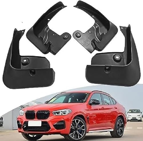 Auto Schmutzfänger für BMW X4M 2014-2018, Auto Modifikation Spritzschutz Kotflügel Abdeckung Auto Modifikation Protektoren 4 PCS