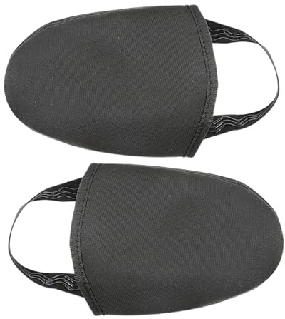 Funda cálida para zapatos, almohadillas para los dedos, calentadores de dedos de invierno, cubierta de zapato con cierre de media palma con correa hueca en el talón para evitar que se resbale del