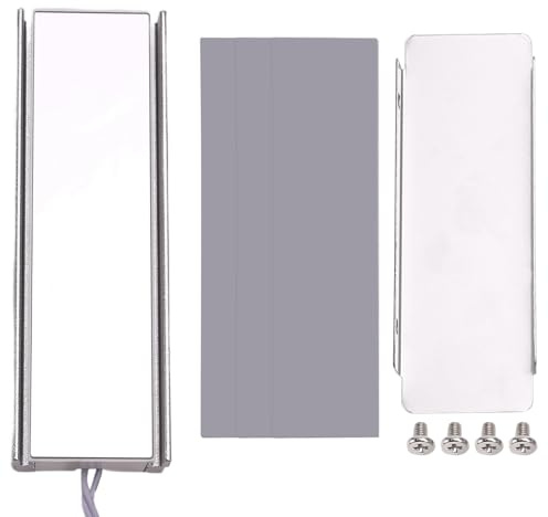 Pqahffowr M.2 5 V, 3PIN ARGB, SSD-kylare med halvledare, Aura Sync, kylare i aluminiumlegering, för M.2 2280, silver