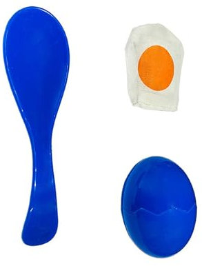 Psdndeww Educational Spoon Balance Game Set For Preschoolers Easter Eggs Race Party Supplies
