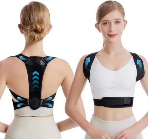Rygg rak hållare, axelrem hållningskorrigering rygg män, ryggstödsbälte, hållningstränare kvinnor, posture Corrector män, hållningstränare ryckhållare korrigering av nacke, axel