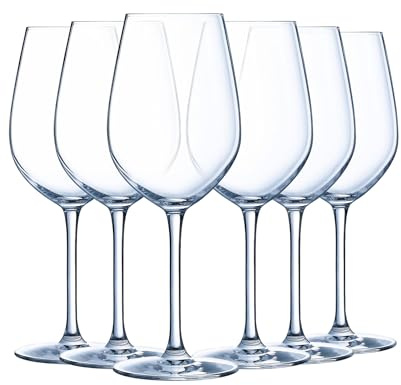 Chef & Sommelier - Collection Sequence - 6 verres à pied 35 cl - Fabriqués en France - Emballage renforcé