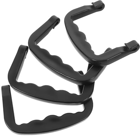 Asas Plásticas Jaula Mascotas, Mango Ergonómico Desmontable 4 Piezas | Fácil Instalación, Diseño Cómodo Mano, sin Olor, Adecuado Perros, Conejos y Aves Pequeñas