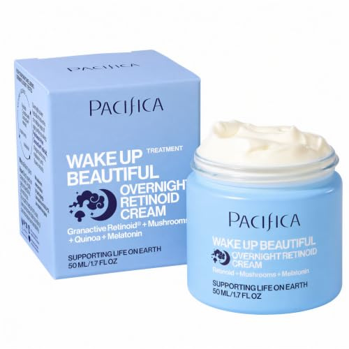 Pacifica, Overnight Retinoid Cream Wake Up Beautiful, 1.7 Fl Oz