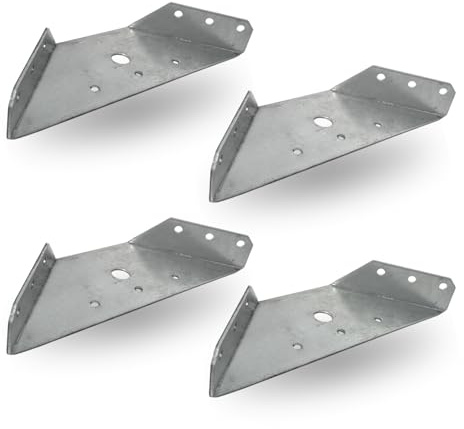 EVOTRADE Staffe Angolari Reggi Rete per Struttura Letto Supporti Ad Alta Resistenza Per Letto (Confezione da 4 pezzi)