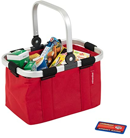 Theo Klein 9619 Reisenthel - Panier à Provisions Carrybag Mini I Panier avec Boîtes D'Accessoires pour la Boutique I Jouet pour Enfants à Partir de 3 Ans