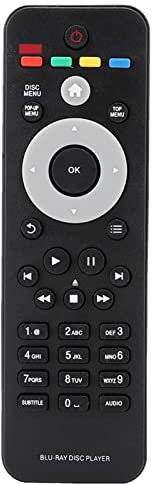 Telecomando Universale per Lettore Dvd Controllo Blu Ray Telecomando Sostitutivo RC-2820 Disco Bluray 2600 Bdp2105/f7 Telecomando per Lettore Blu RC-2820 (spedito