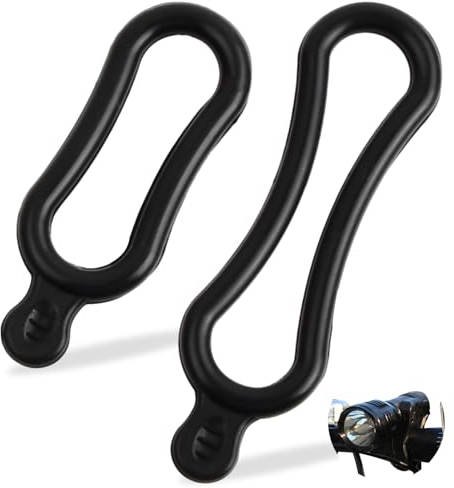 DecorDwell 20 Stück Gummiring Fahrrad Stretch,Gummiringe Fahrrad,Fahrrad Silikonband Stretch,Fahrradlicht Gummiband,Fahrradlicht Gummiring- (10 Langer Stil + 10 Kurzer Stil)