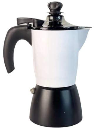 Milageto Italienische Kaffeemaschine, Herd-Espressomaschine, Aluminium-Kanne MoCA-Perkolator für Outdoor, Camping, Zuhause
