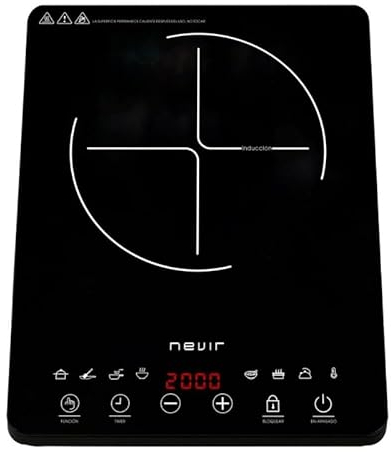 Placa Portátil Inducción NEVIR NVR-INDPT100