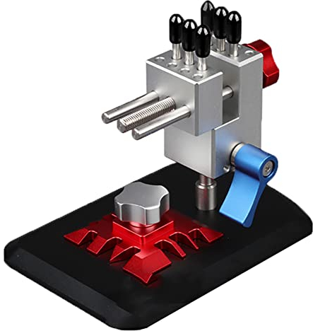 Modellbausatz Werkzeuge Präzisions-Schraubstock Mini-Klemmschraubstock mit Ätzblech Biegetisch - 360-Grad-Drehung Modellbauwerkzeug für Handwerk Skulptur Modellbau und Reparatur