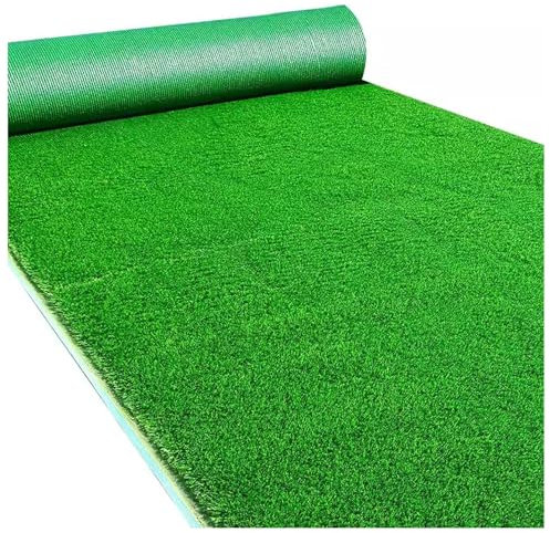 Herbe Artificielle Gazon Synthétique Pelouse Artificielle Pour Aire De Jeux, Terrain De Sport Et Zone De Détente, Gazon Synthétique Durable Et Facile À Entretenir, Idéal Pour Balcons Et Patios(1x10m)