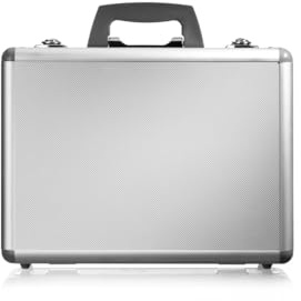 GUARDIQUE Lightcase PB3 de aluminio de alta calidad con inserto de espuma personalizable, solución de almacenamiento duradera, ligera y segura para equipos, herramientas y accesorios, Silver, Mínimo