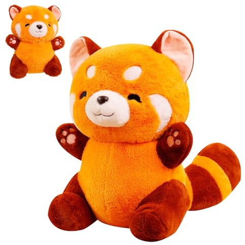 JWTRSVTY Stofftier Roter Panda, 23cm Plüschtier Kuscheltier für Mädchen und Jungen - Geburtstagsgeschenk