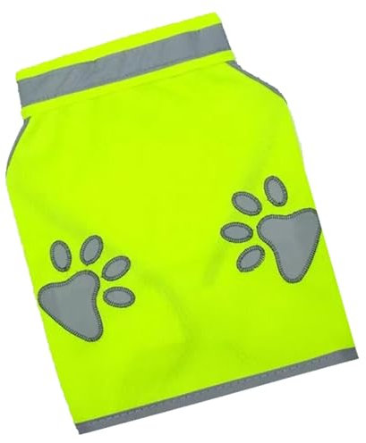 Reflektierende Sicherheitsweste Für Hunde – Fluoreszierende Jacke Für Hunde Und Welpen | Hundejacke Weste | Fluoreszierende Sicherheitsweste Für Hunde Und Welpen | Reflektierende Weste Für Hunde | Gut