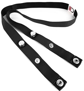 IIIDXY® Cintura di Castità Elastico per Uomo – Fascia di Supporto per Gabbia di Castità e Peniskäfig, Accessorio Traspirante Antiscivolo per CB Ring (Nero)
