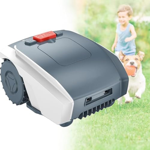 VNATWGOO Tondeuse à Gazon Robot sans Fil, Tondeuse à Gazon Automatique, Robot De Tonte De Pelouse éTanche Ipx5, avec Navigation Optique, éVitement d'obstacles