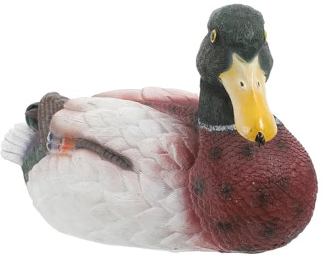 Toddmomy Anatre Galleggianti in Materiale Decorativo Statue Per Giardino Ornamenti Di Uccelli Acquatici Americani Per Paesaggio e Cortile