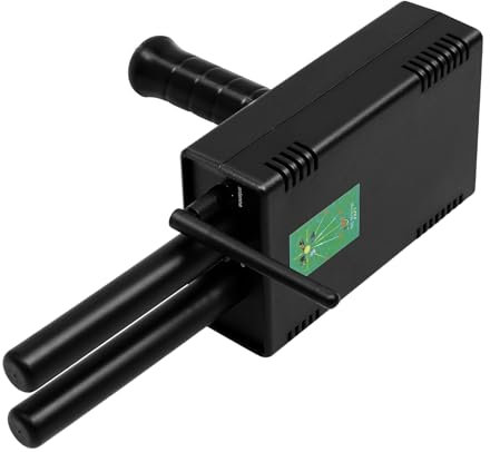 Detector de metales portátil de metal de doble muestra, herramienta de búsqueda de metales portátil para oro, plata, cobre y diamantes, rango de búsqueda: 1000 m, profundidad máxima de detección: 20 m