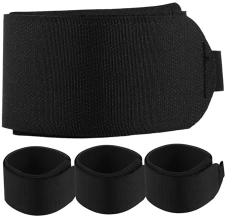 HANABASS 4pièces Sangles de Fixation pour Skis Sangle de Maintien pour Freins de Ski