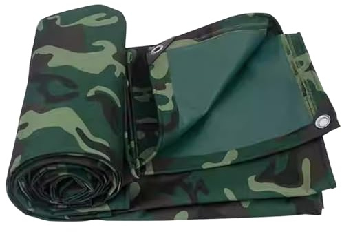 Heavy Duty Tarp Camouflage Tarpaulin Ground Camping Sheet Tent for Car Garden Fishing Furniture Caravan Cover(1.5x3m)