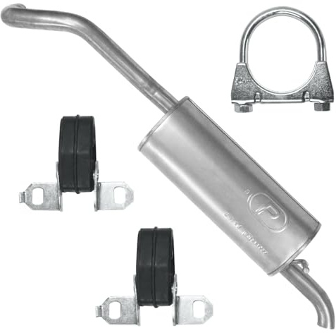 POLMOstrow Auspuff für Seat Ibiza 4 IV 6J 2007-2017 | Endtopf, Motoren: 1.2 TDI - 1.4 TDI - 1.6 TDI - 1.9 TDI | Fließheck, Kombi, Limousine