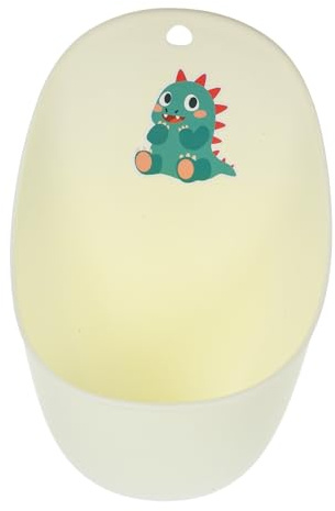Ipetboom Vasino per Ragazzi Orinatoio a Parete in Plastica Beige Vasino per Bambini Piccoli Motivo Cartoni Animati Salvaspazio e Facile da Pulire Bambini
