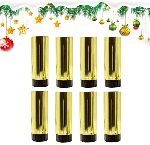 Cañón de confeti – Lanzador de celebración de fiestas para efectos festivos, ráfaga de alto impacto con serpentinas coloridas, tubo de decoración de eventos para bodas, cumpleaños, graduacion