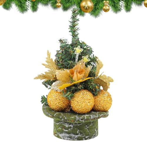 Weihnachtsbaum für den Tisch 22 cm Kunstpflanzen Dekoration