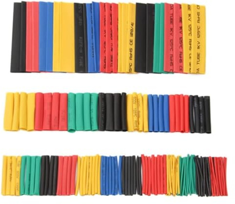 Guaina termorestringente, Kit di tubi termorestringenti in poliolefina da 164 pezzi for isolamento cavi elettrici e fili