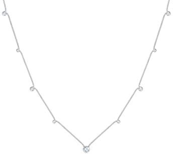 Elli Halskette Damen Solitär Basic mit Kristalle 925 Sterling Silber