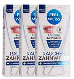 3x Perlweiss Raucher-Zahnweiss 50ml sichtbar weissere Z??hne