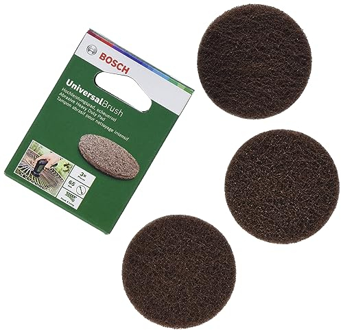 Bosch Hochleistungspad, scheuernd für Akku Reinigungsbürste UniversalBrush (3 Stück enthalten, im Karton)